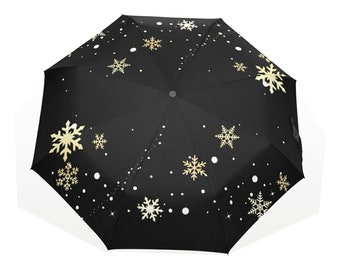 Umbrella of Snowflakes, Special Design, Gifts, Gift, Umbrella