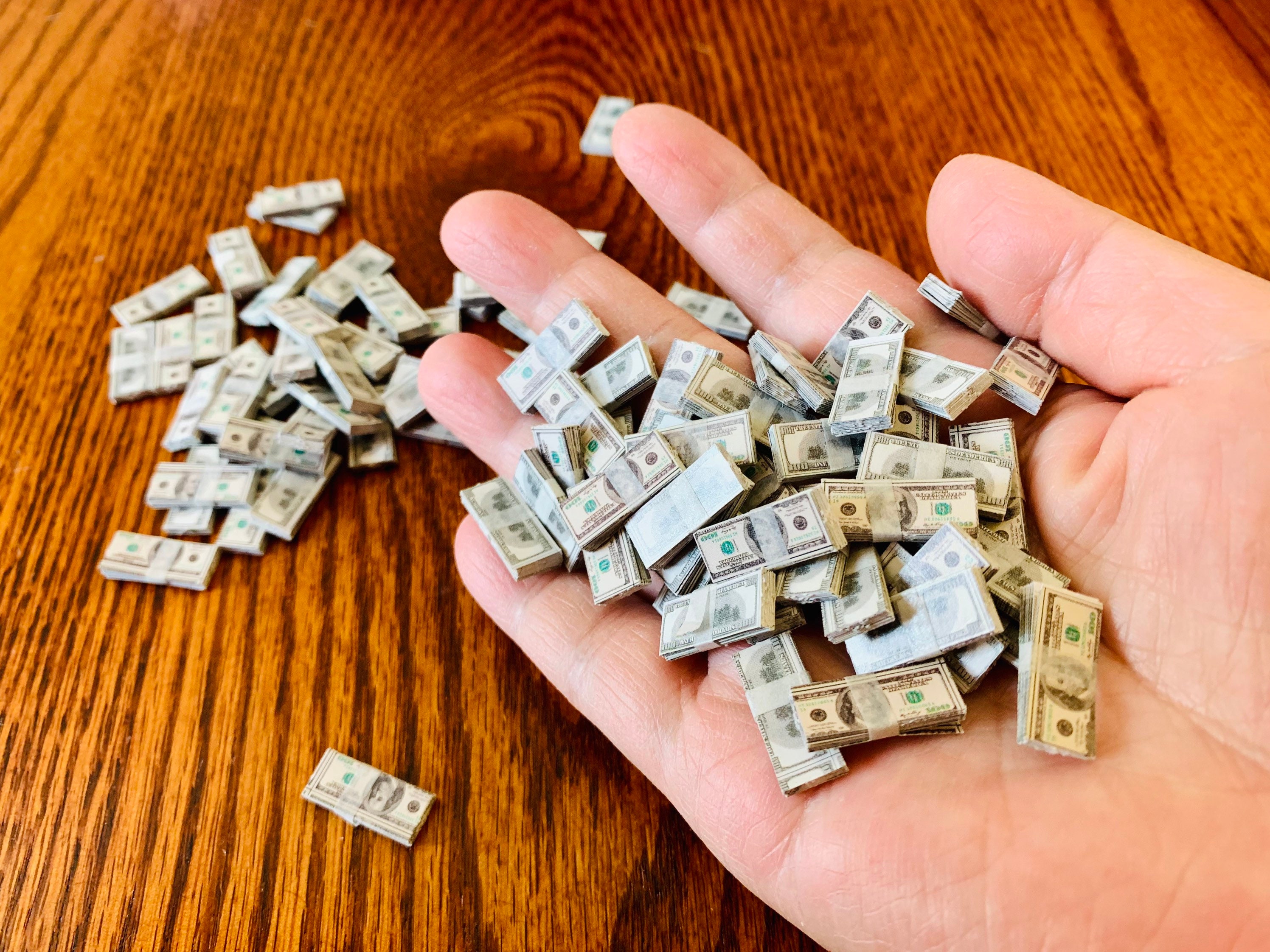 Dollhouse money sales