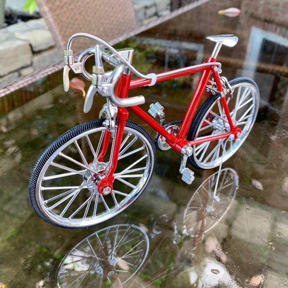 Modèle de vélo, Échelle 1:10, Rouge, Vélo miniature, Vélo