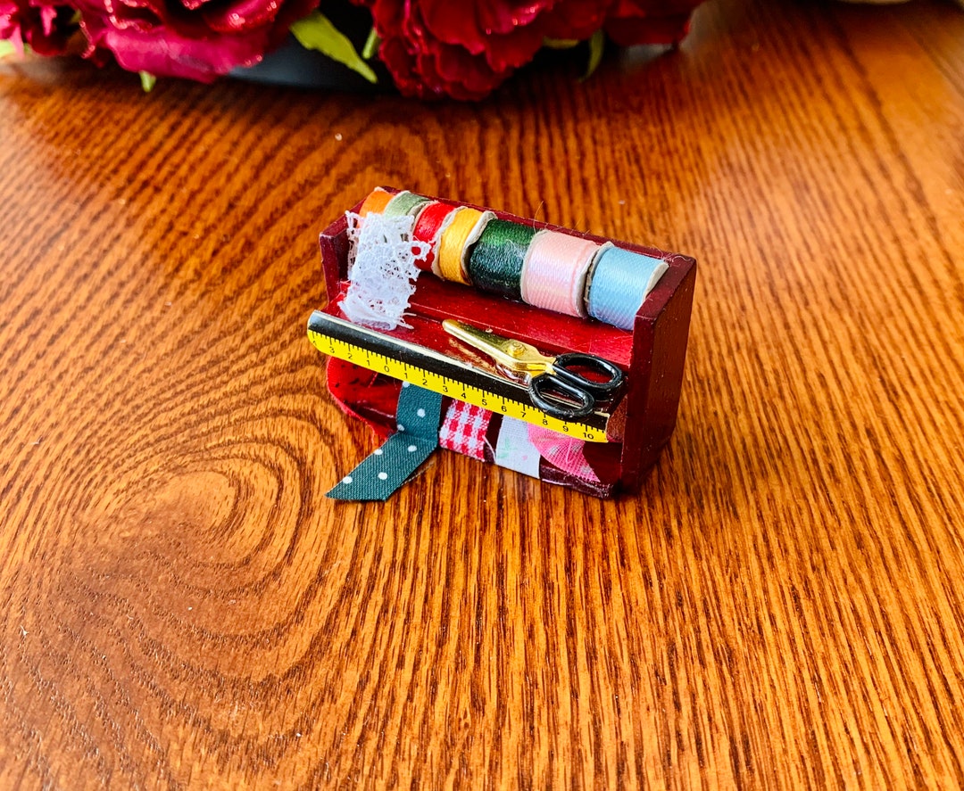 112 Scale Miniature Sewing Tool Scissors Tailor Ruler Cloth Etsy