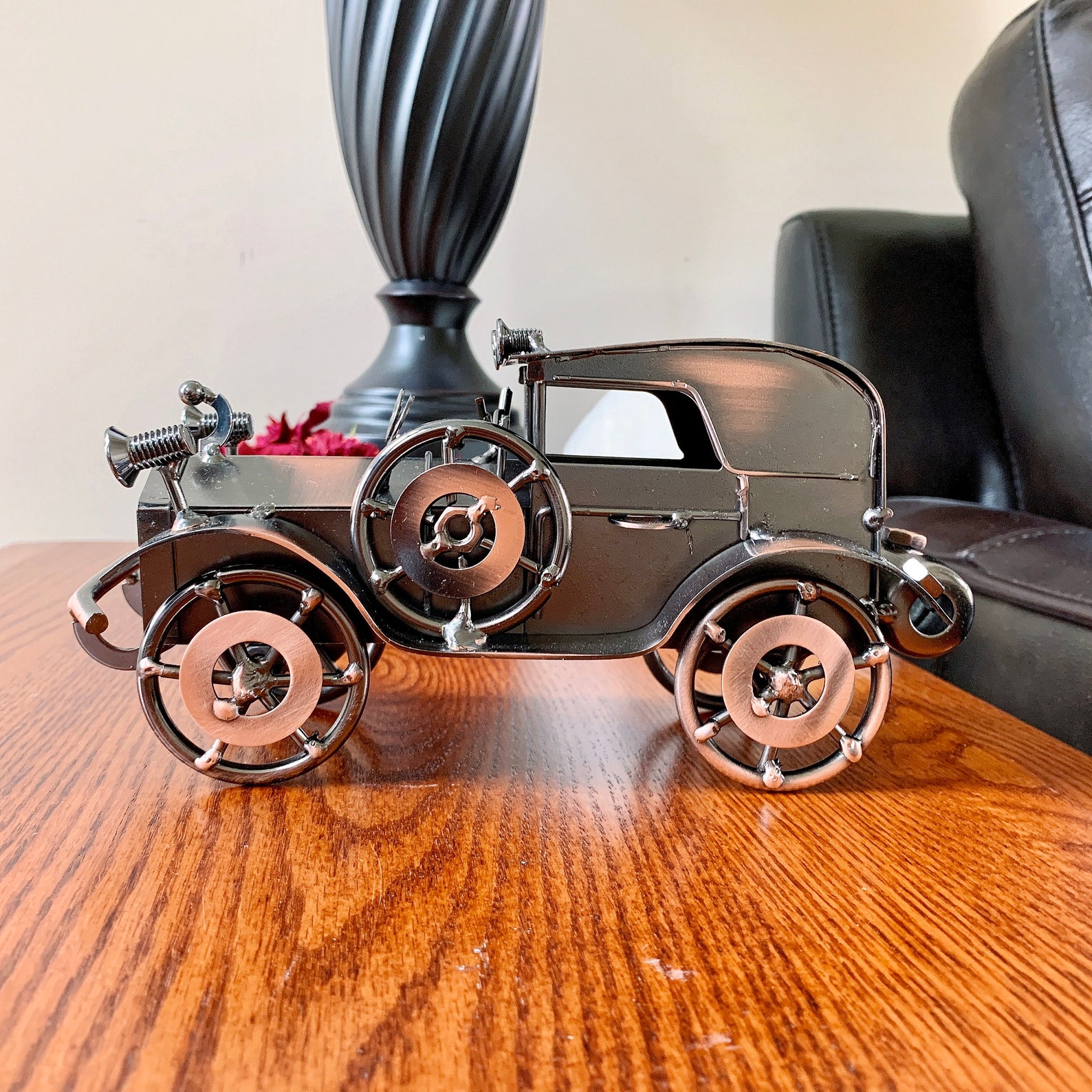 Vintage Metal Classic Cars Ornaments Desktop Crafts Etsy