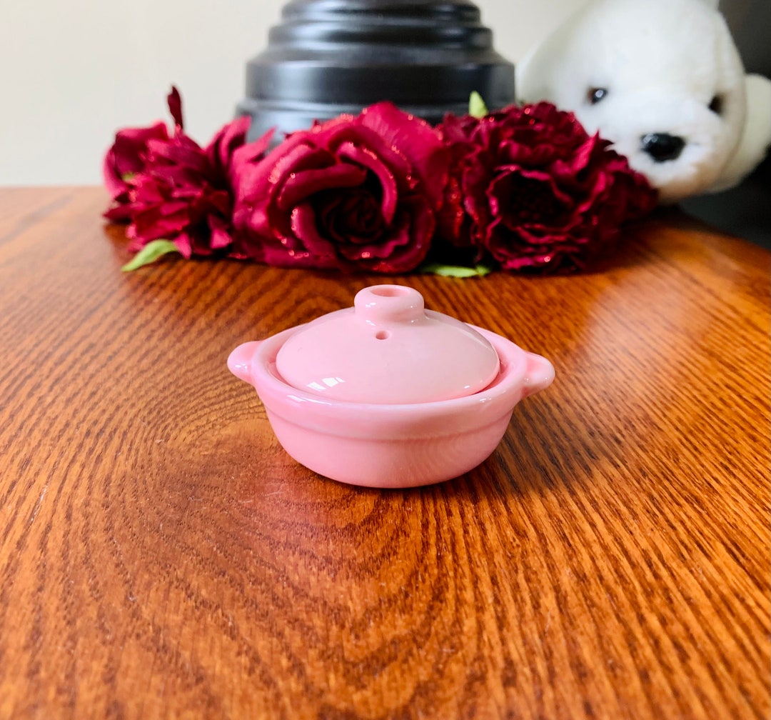 16 Scale, Miniature Pot, Cooking Pot, Soup Pot With Lids, Dollhouse