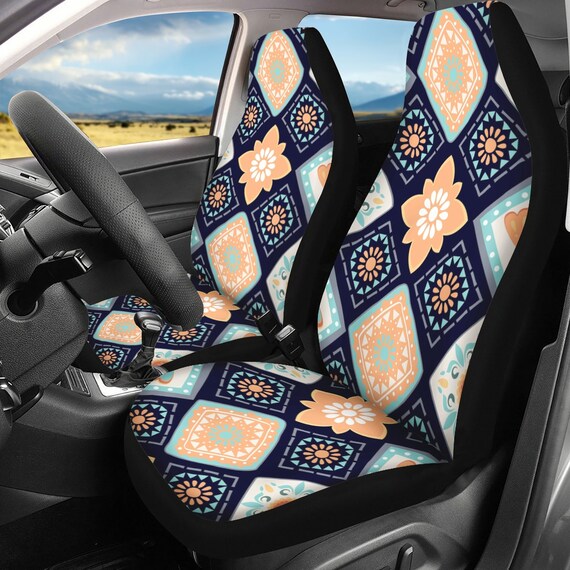 Buy Boho Chic Bohemian Aztec Car Seat Covers Pair 2 Front Seat