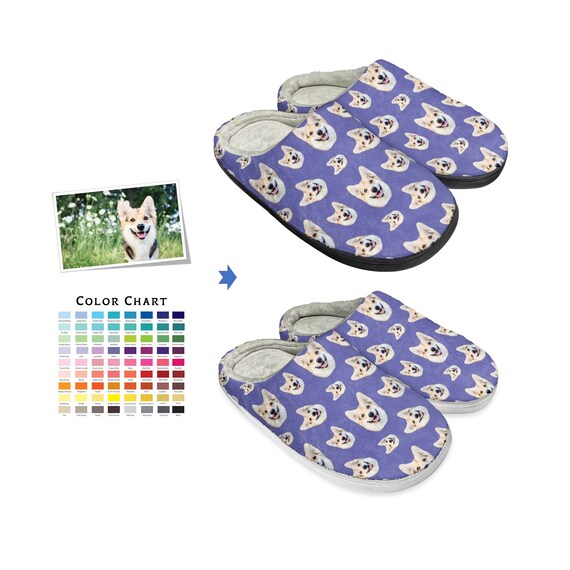 Custom fuzzy slippers sales