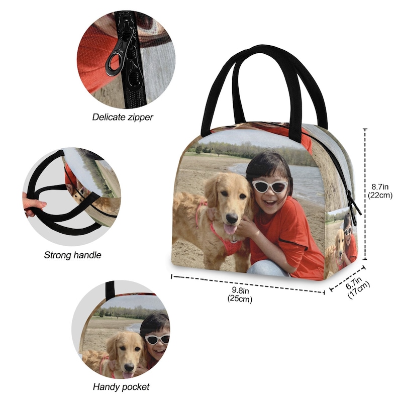 Print Photo on Lunch Boxpersonalized Lunch Box or Lunch Etsy