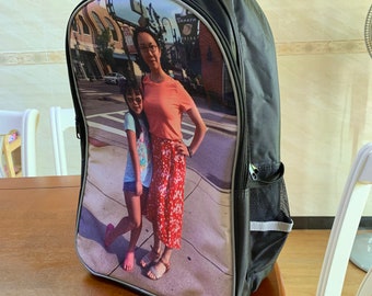 Personalized Backpack for Kids and Adults, Customize Your Picture & Text On Your Backpack with Padding for Extra Support,Personalized Bag