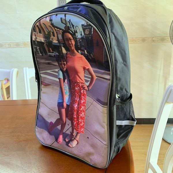 Personalized Backpack for Kids and Adults, Customize Your Picture & Text On Your Backpack with Padding for Extra Support,Personalized Bag