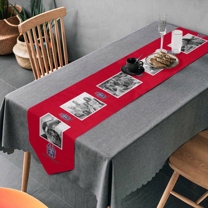 Personalized Table Runner Custom Table Runner Patterns Black Etsy