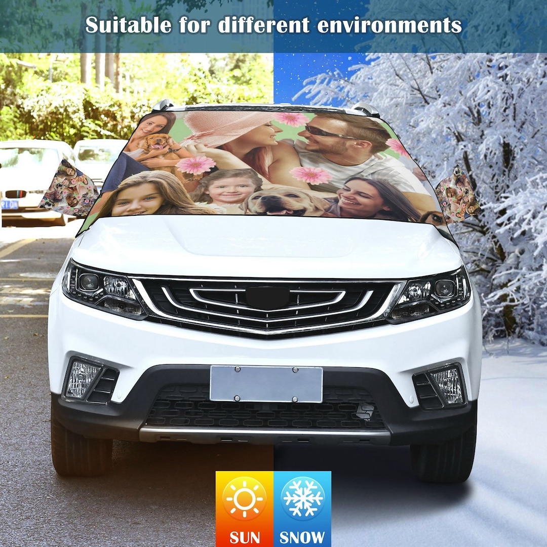 Personalize With Your Logo Picture Names Windshield Snow Etsy