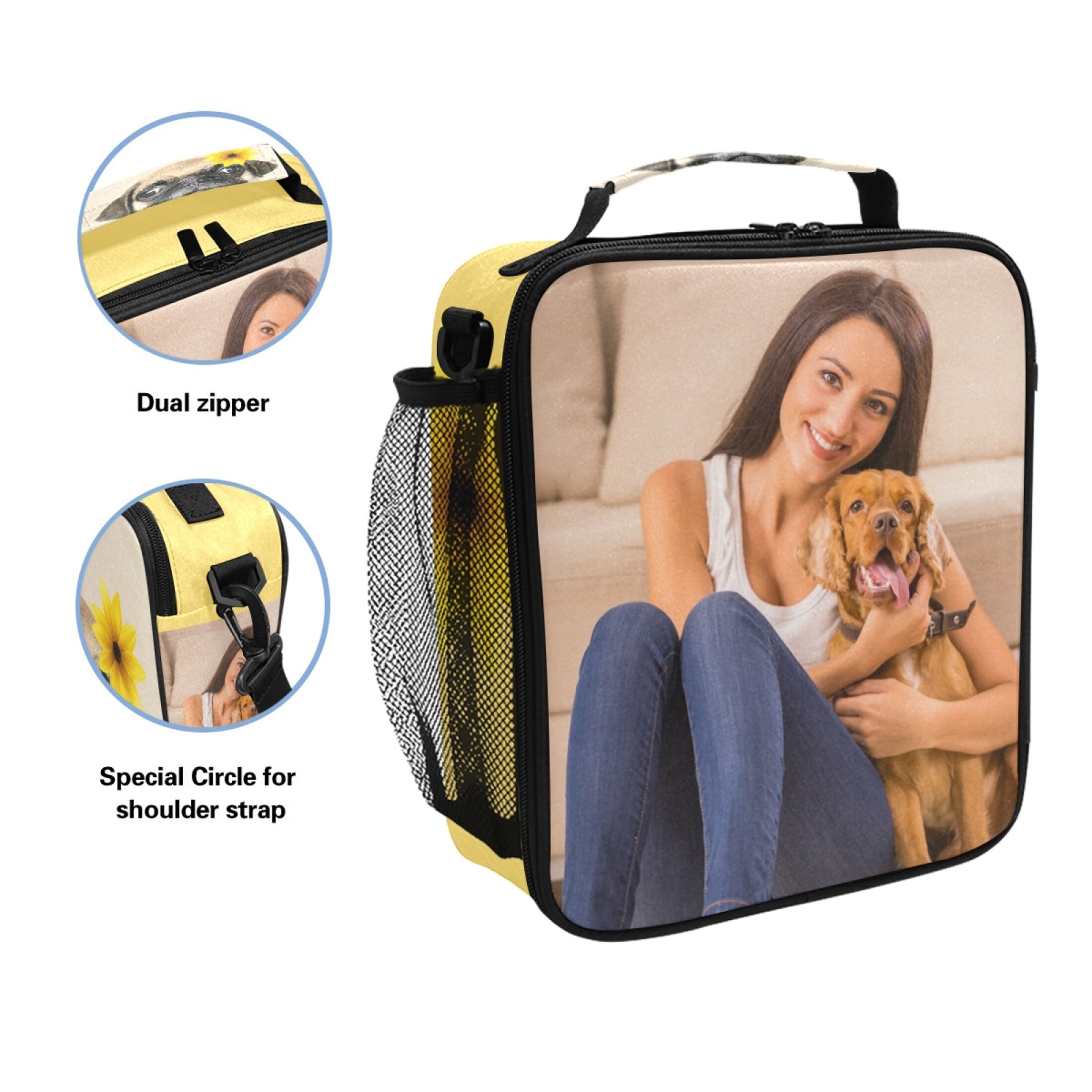 Personalized Lunch Box Photo Lunch Bag Custom Lunch Bag Etsy