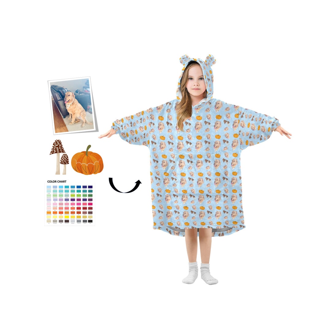 Personalized Wearable Blankets Kids' Wearable Blankets Etsy