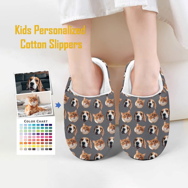 Custom Faces Slippers, Personalized Photos Slippers