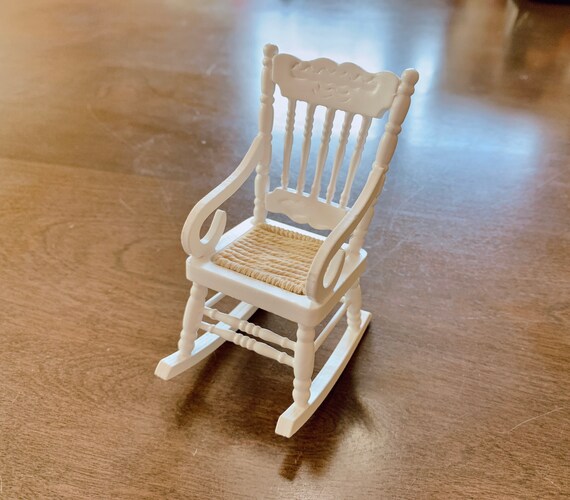 Dollhouse rocking chair red deals
