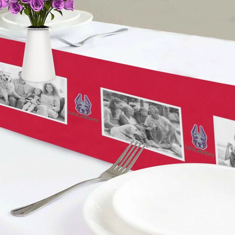 Personalized Table Runner Custom Table Runner Patterns Black Etsy