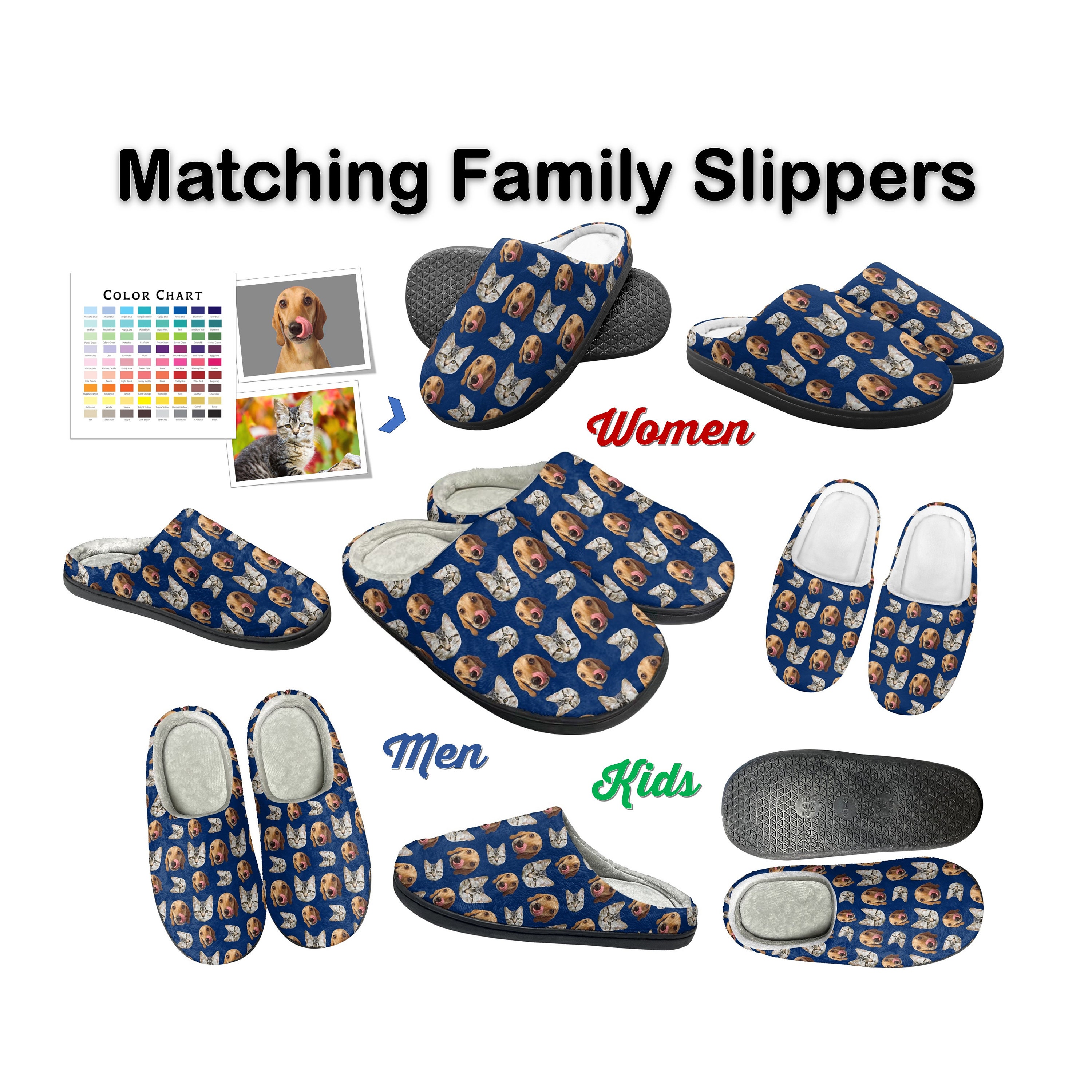 Matching family slippers 2025