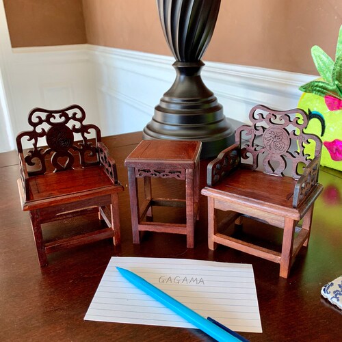 Miniature Dollhouse Furniture Handmade Dollhouse Miniatures Etsy