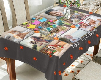 Photo Tablecloths, Personalized Tablecloths, Custom Your Own Tablecloths