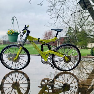 Bicycle model, Scale 1:10, Miniature Bicycle, Dollhouse Bicycl