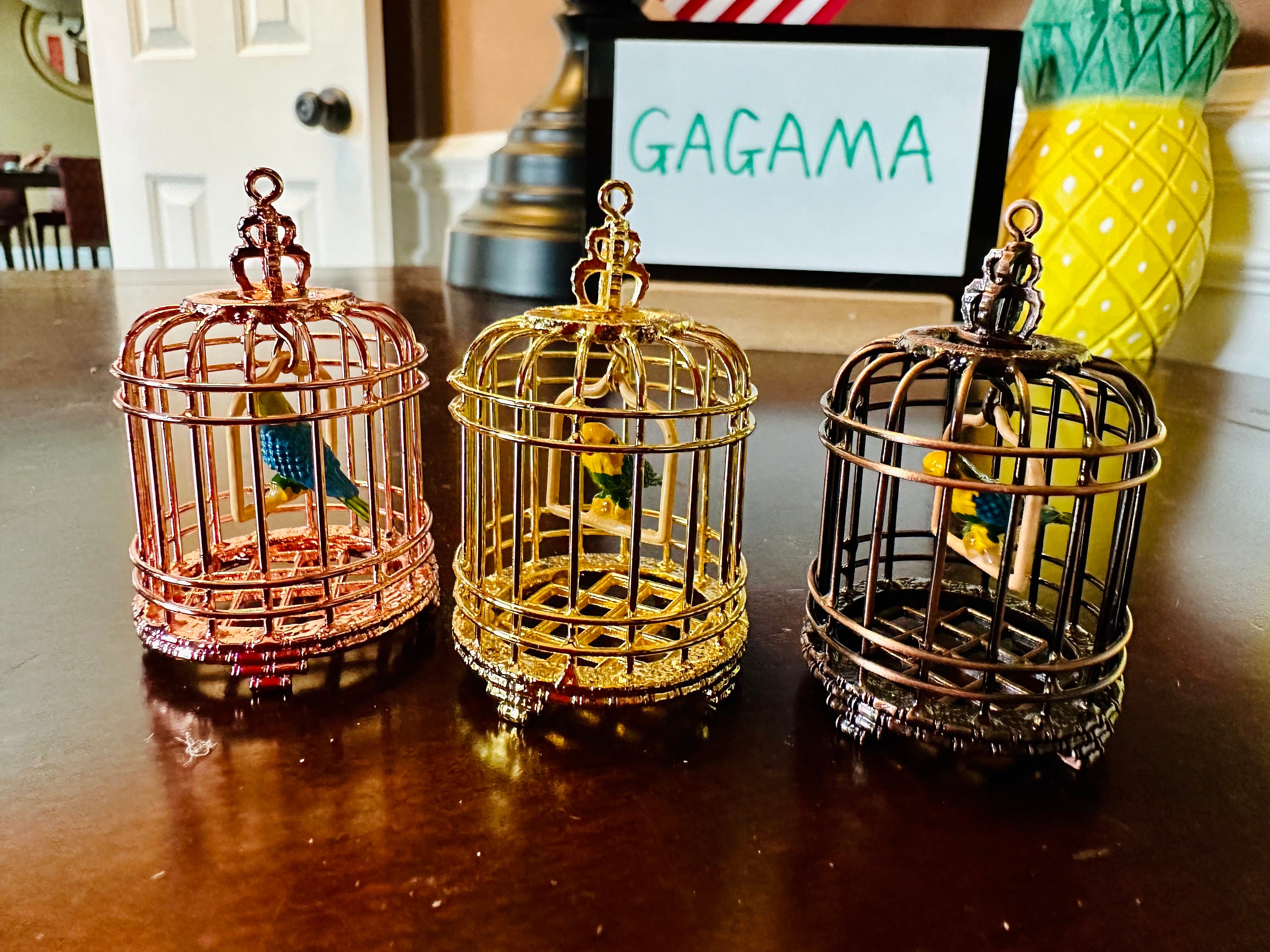 Brass Bird Cage 