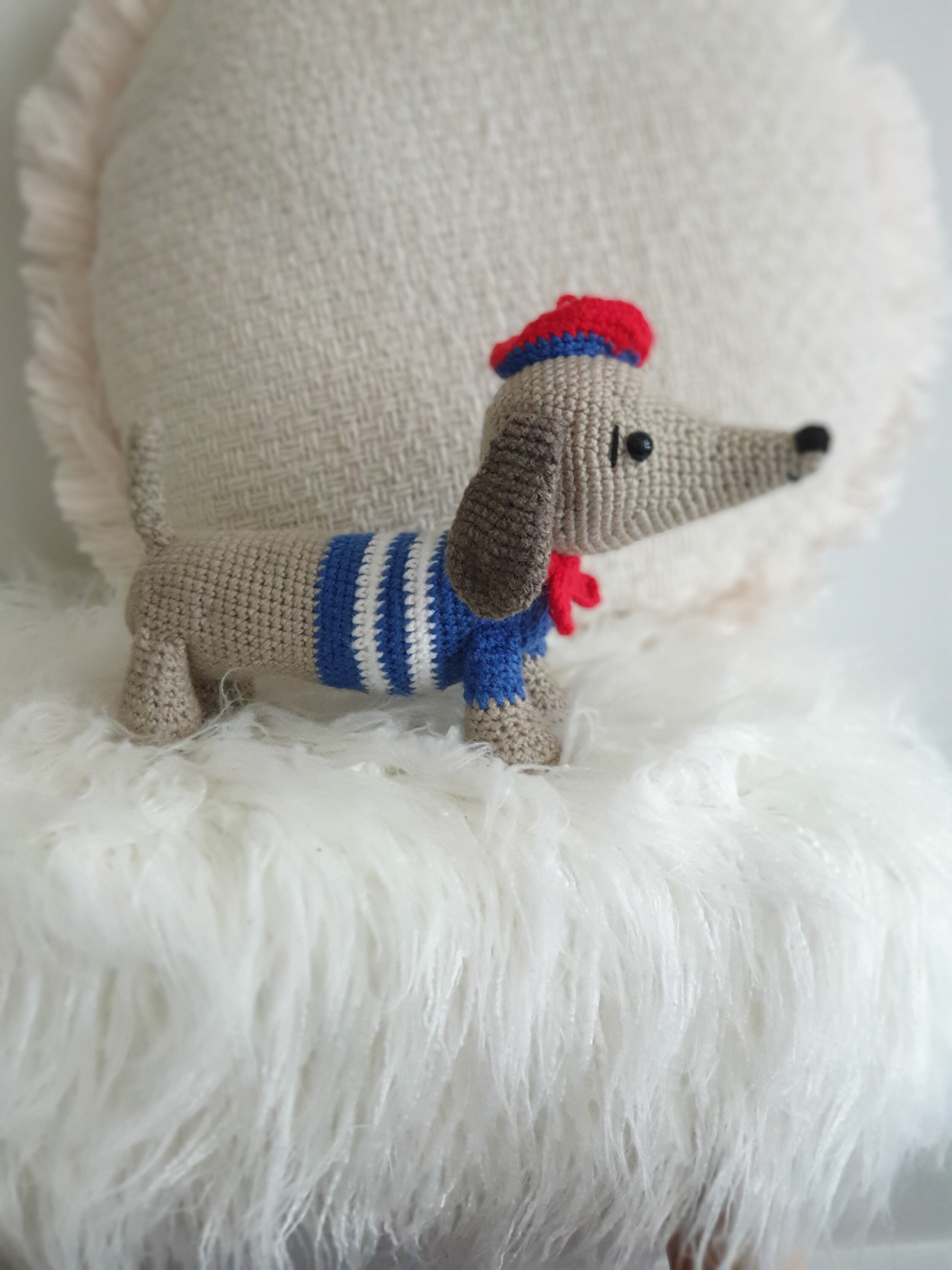 Gehäkelter Dackel Würstchen Hund Wiener Hund Wurst Hund Etsy