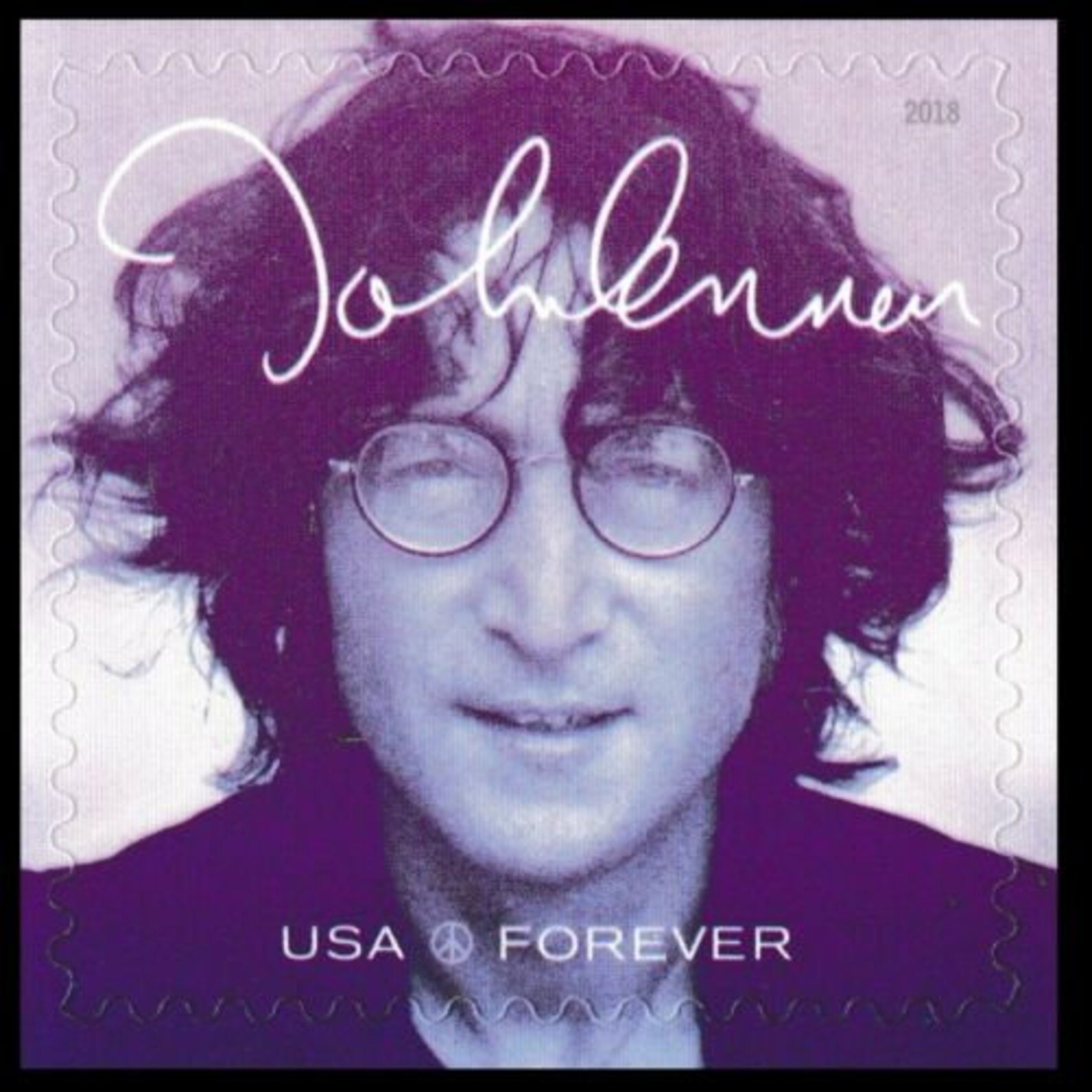 John Lennon Single forever Postage Stamp MNH OG Etsy