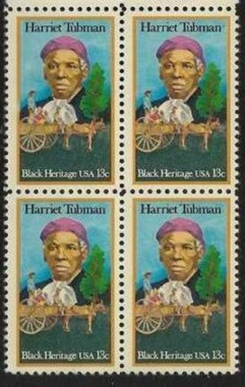 1978 Harriet Tubman Block of 4 13c Postage Stamps MNH OG Etsy