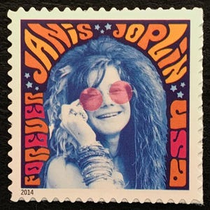 Sello postal único "Forever" de Janis Joplin - Nuevo, original - Sc# 4916