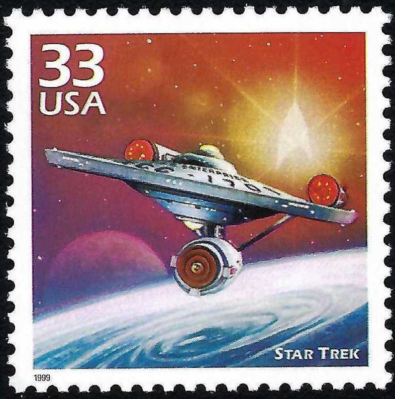 star trek enterprise stamp