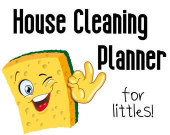 House Cleaning Checklist & Planner, Household Spring Cleaning Printable Schedule