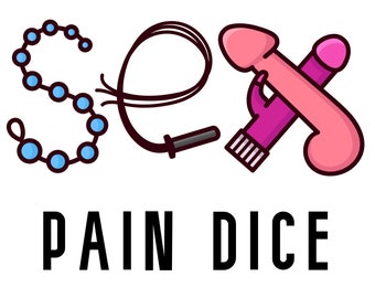 Sexy Dice Impact Play Game, Ideas for Sadist & Masochist, Naughty BDSM Date Night