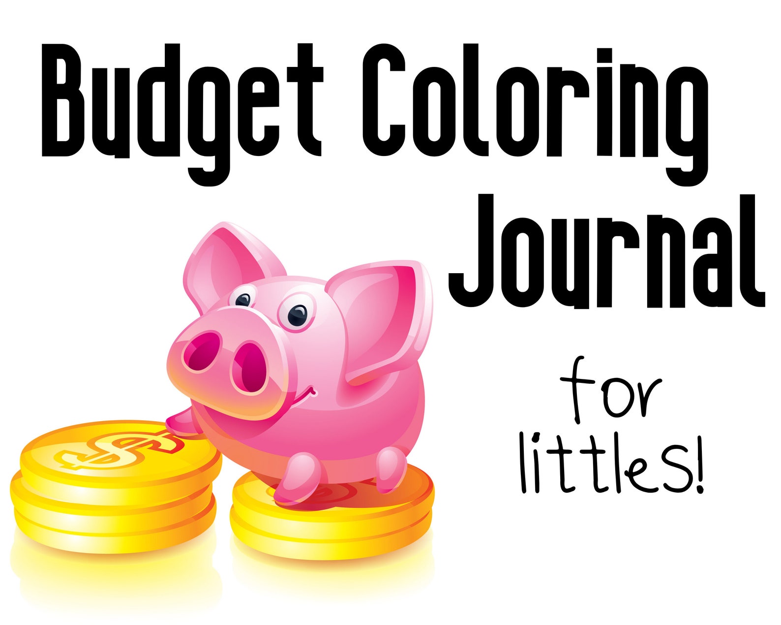 Budget Planner Book Budgeting Printable Coloring Template for - Etsy