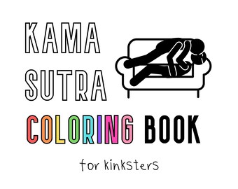 Kama Sutra-kleurboek voor volwassenen, ondeugende seksdate, sexy erotisch cadeau-idee