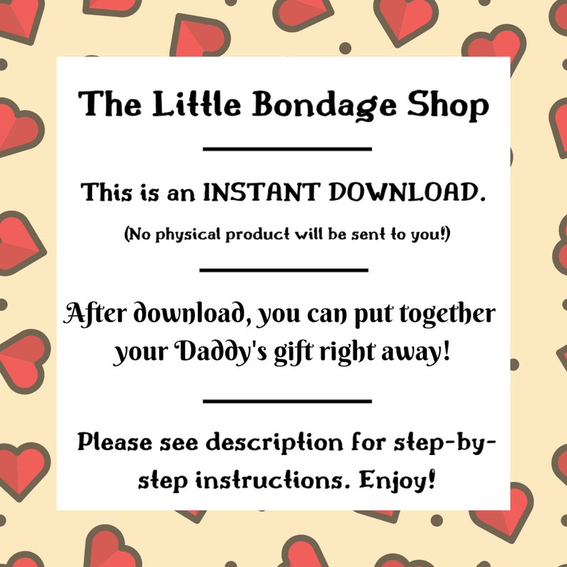Naughty Valentine/'s Day Printable Kinky Coupons and Little Date Nights for DDlg /& DDlb Daddy BDSM Gift
