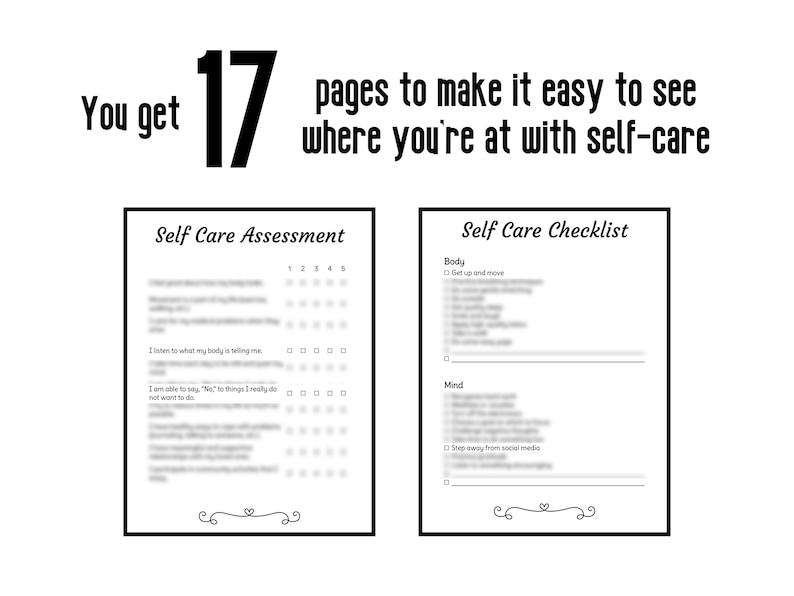 Self Care Assessment & Checklist for BDSM Middles, Littles, Dom Sub ...