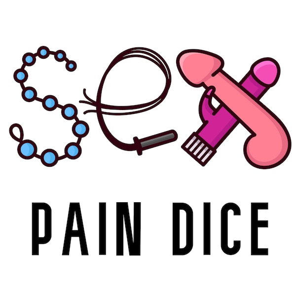Sexy Dice Impact Play Game, Ideas for Sadist & Masochist, Naughty BDSM Date Night