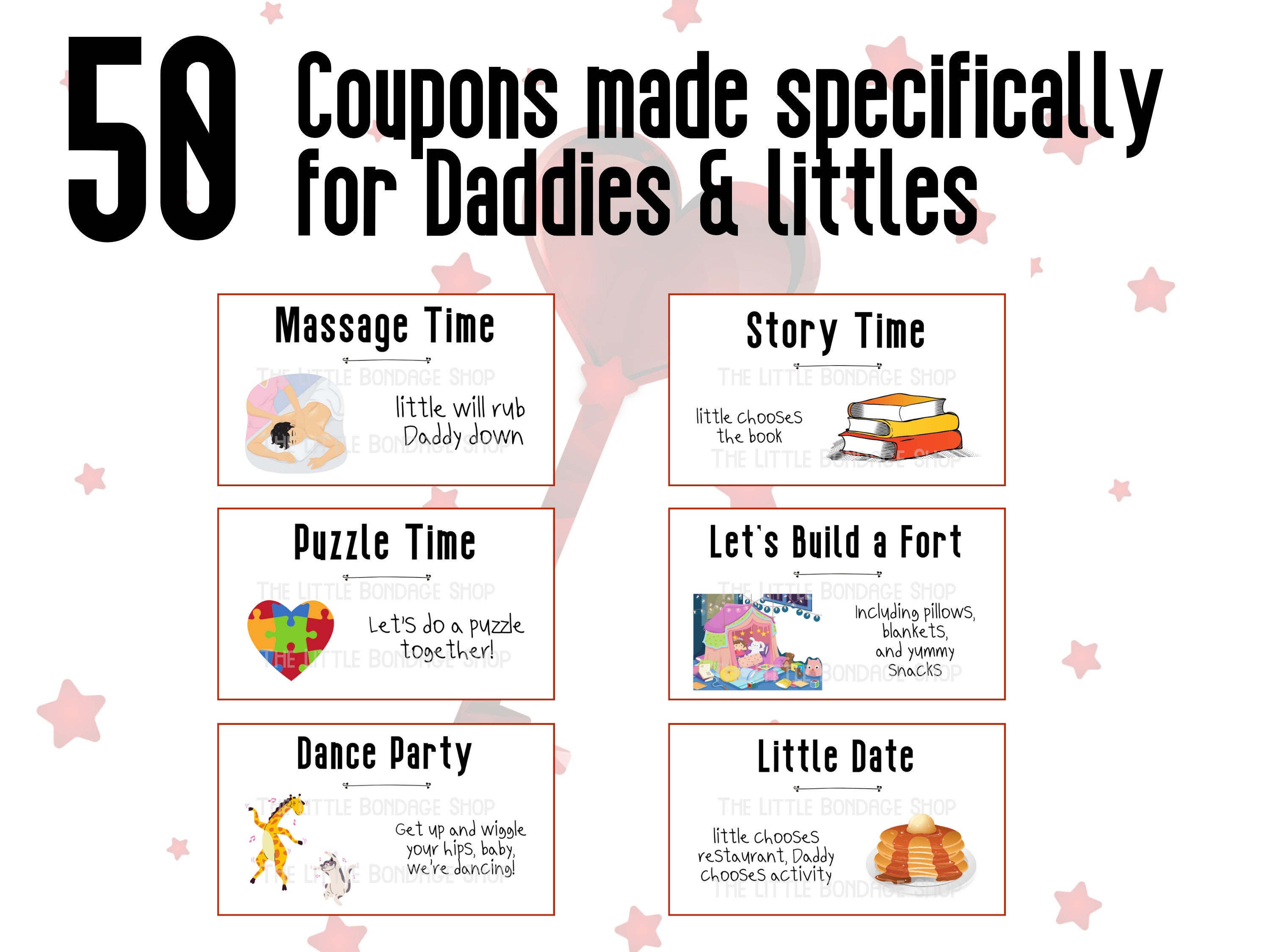 Daddy Dom Coupons for BDSM Sexy Gift for Him Naughty Ddlg & Etsy