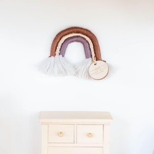 Boho Rainbow Wall Hanging | Blue Gold | Kitchen Bathroom Bedroom Living Room Macy Mae 1:12 Scale Miniature Dollhouse Accessories & Furniture