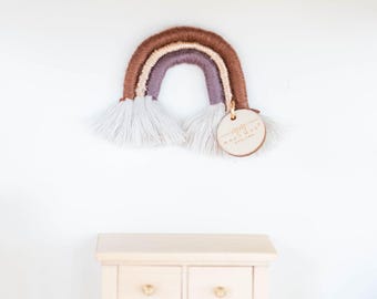 Boho Rainbow Wall Hanging | Blue Gold | Kitchen Bathroom Bedroom Living Room Macy Mae 1:12 Scale Miniature Dollhouse Accessories & Furniture