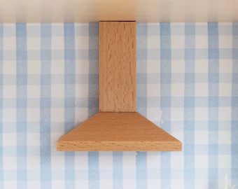 Modern Oven Range Hood | Natural | Kitchen Dining Room Living Bedroom | Macy Mae 1:12 Scale Miniature Dollhouse Accessories & Furniture