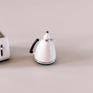 Classic Coffee Pot | White | Kitchen Dining Room | Macy Mae 1:12 Scale Miniature Dollhouse Accessories & Dollhouse Furniture