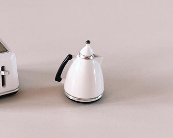 Classic Coffee Pot | White | Kitchen Dining Room | Macy Mae 1:12 Scale Miniature Dollhouse Accessories & Dollhouse Furniture