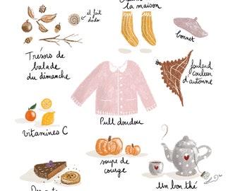 Autumn mood card