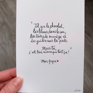 Meine Papa-Karte