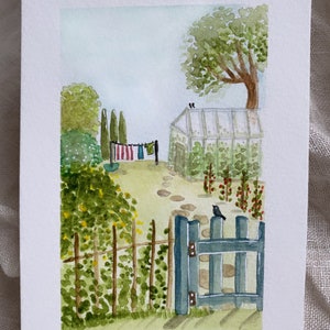 Carte printemps aquarelle image 1