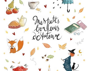 Carte « Petits bonheurs d’automne »
