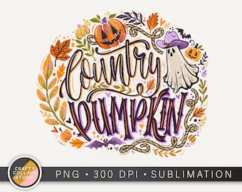 Country Pumpkin PNG, Western Funny Halloween Sublimation Designs, Ghost Cowboy Hat png, Fall png, Hey Pumpkin, Western Fall Png, Autumn png