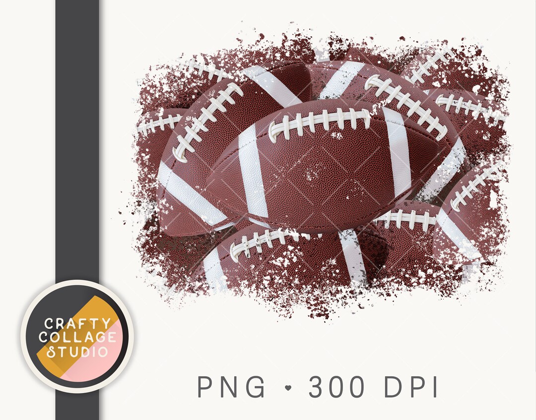 Football PNG File for Sublimation, Footballs Background for Sublimation