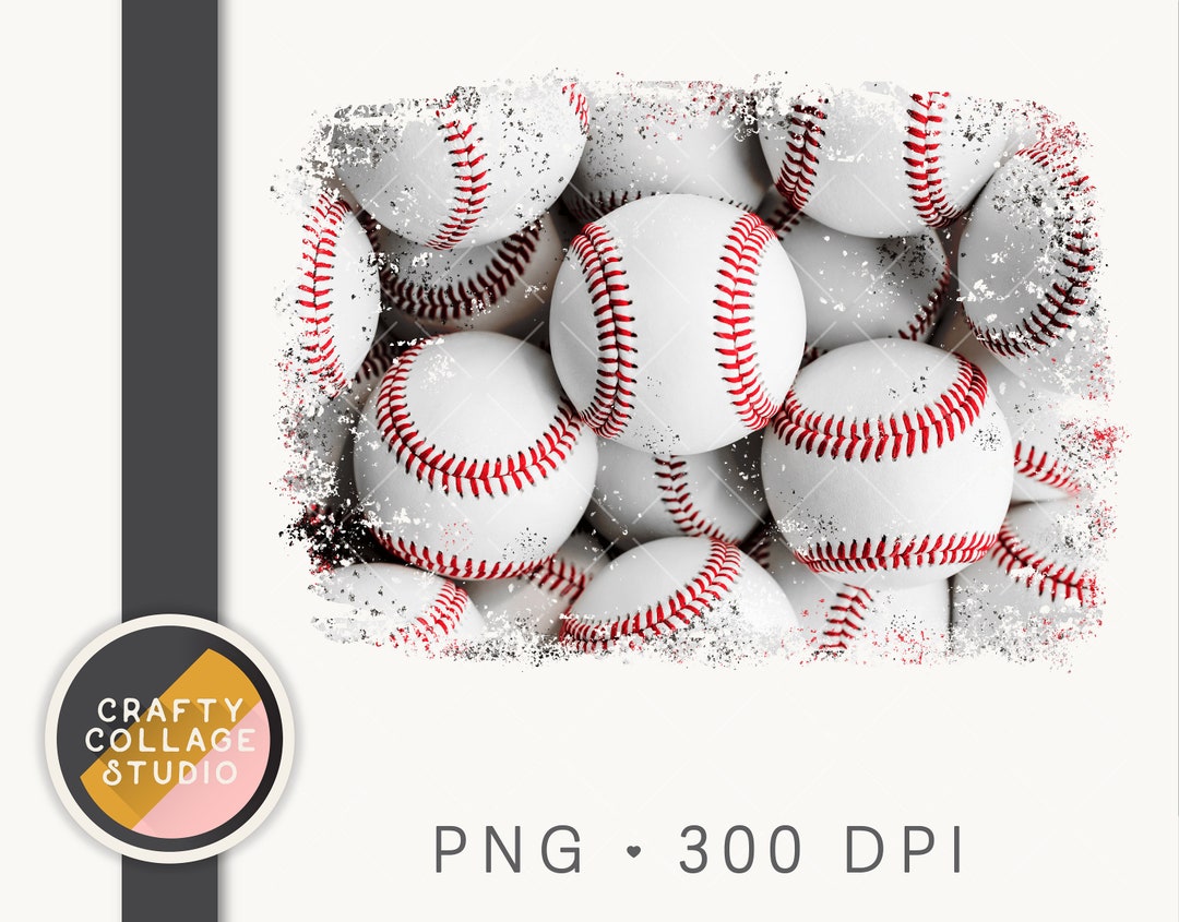Baseball PNG File for Sublimation, Baseballs Background for Sublimation