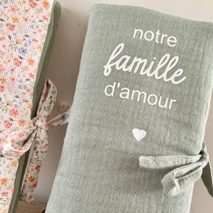 Protège Livret de Famille – Housse en Coton Bio Oeko-Tex