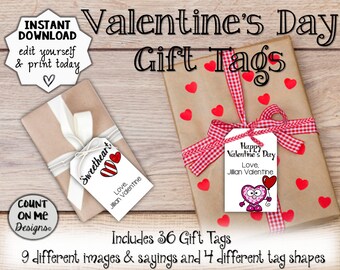 Printable Valentine's Day Gift Tags